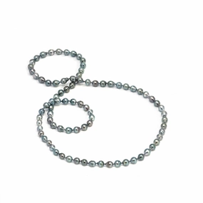 38-41" Tahitian Black Pearl Strand - 8-10mm Everyday Charm