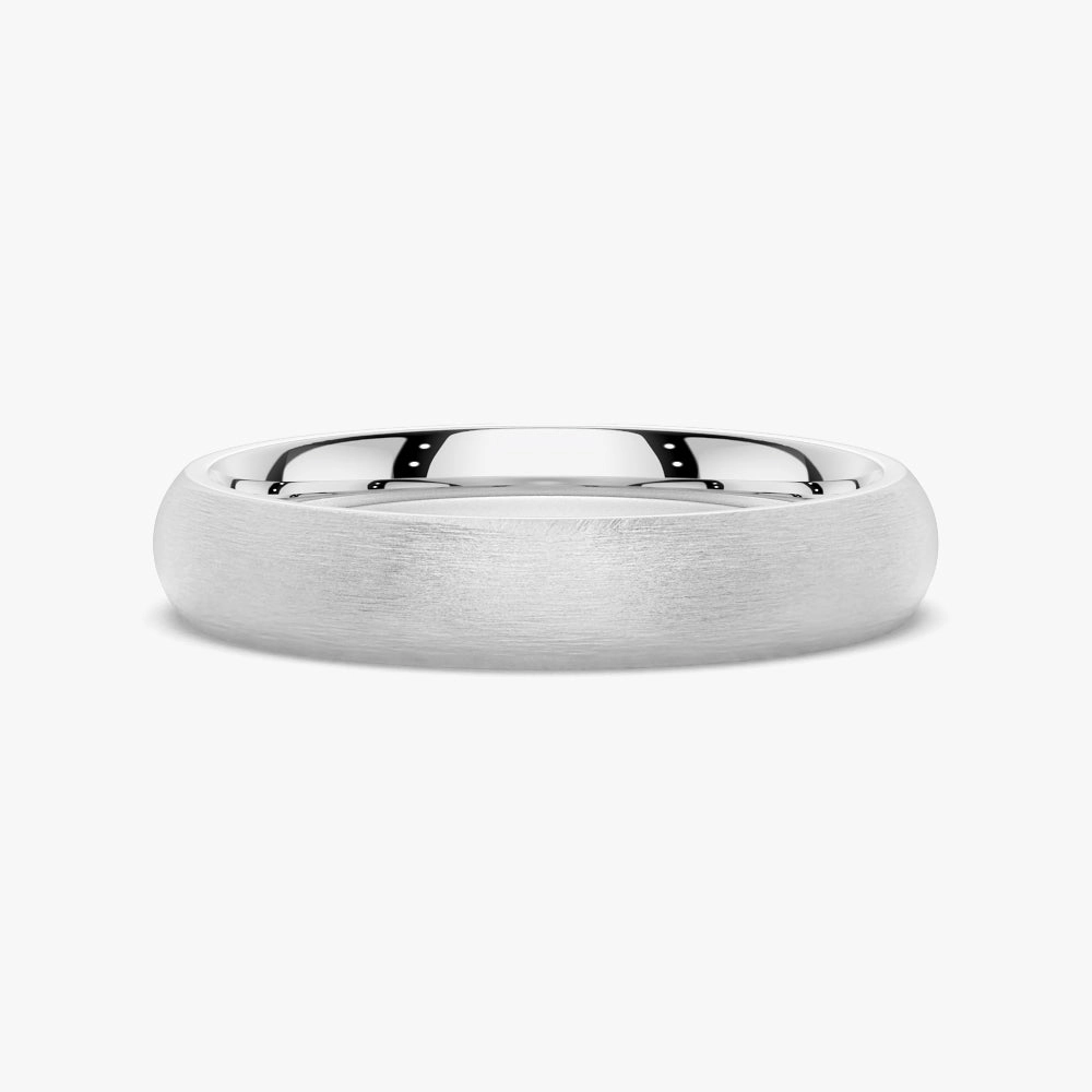 6mm Classic Matte Finish Men's Wedding Band Fashion Classic Flawless Detail