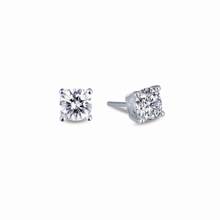 1.98 CTW Solitaire Stud Earrings Light Touch