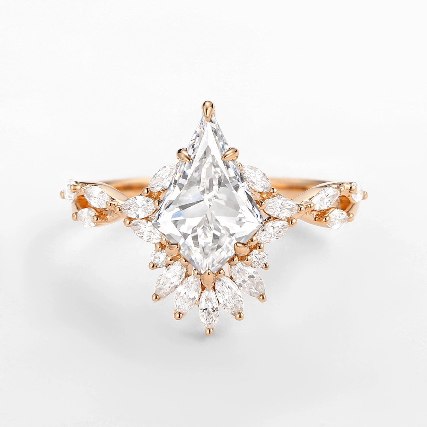 Eternal Expression Infinity Kite Cut Lab Grown Diamond Engagement Ring