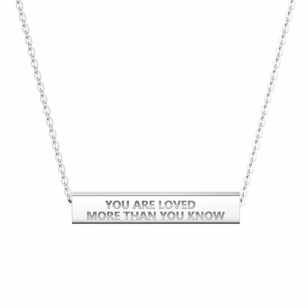 Finest Form Cool Fit "You Are Stronger Than You Think" Minimalist Necklace