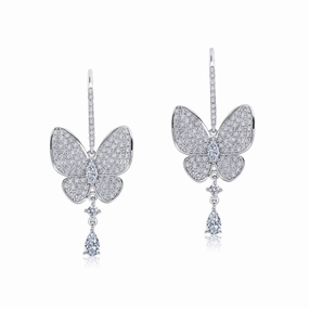 Butterfly Drop Earrings Perfect Match Model Mood