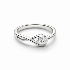 Endless Love Infinite Lab Grown Diamond Promise Ring Luxurious Touch