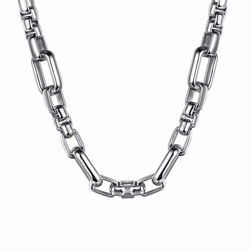 Finest Craft Radiant Gifts 925 Sterling Silver Solid Figaro Chain Necklace