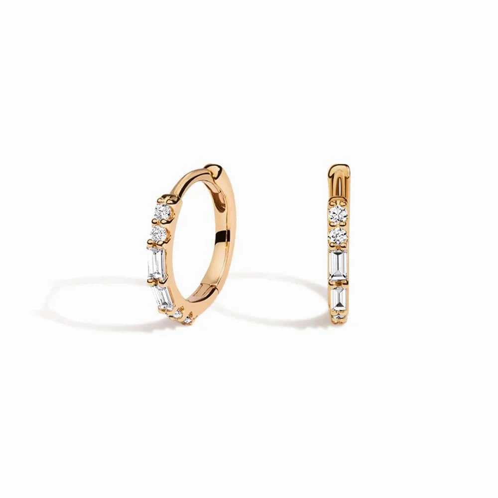 Party Moment Elegant Charm Eternal Radiance Hoop Lab Grown Diamond Earrings