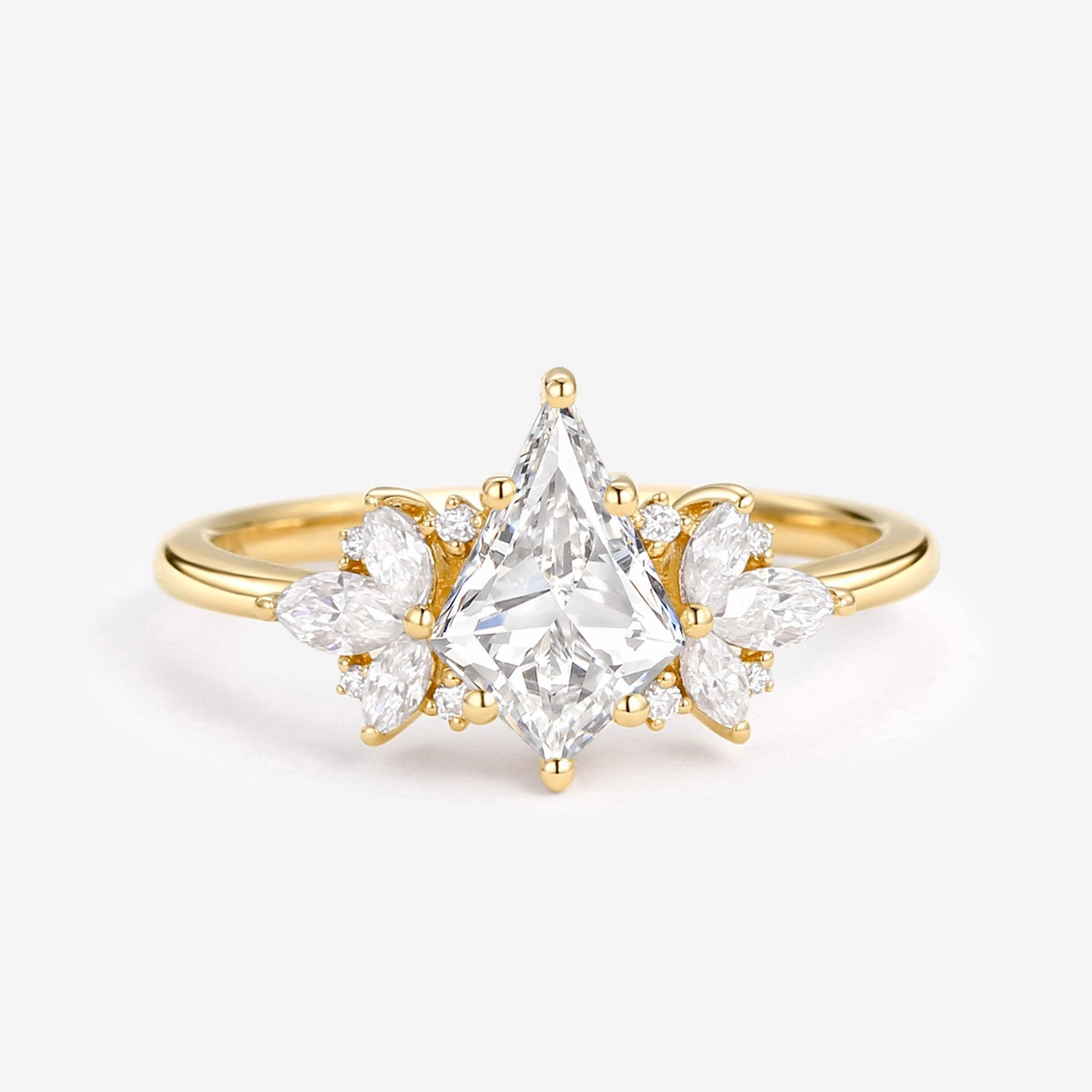 Fairy Ring - Kite Lab Grown Diamond Butterfly Engagement Ring - Morpho HighEnd Piece