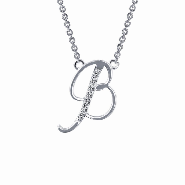 Letter B Pendant Necklace Spring Mood Gifting Vibes