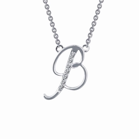 Letter B Pendant Necklace Spring Mood Gifting Vibes