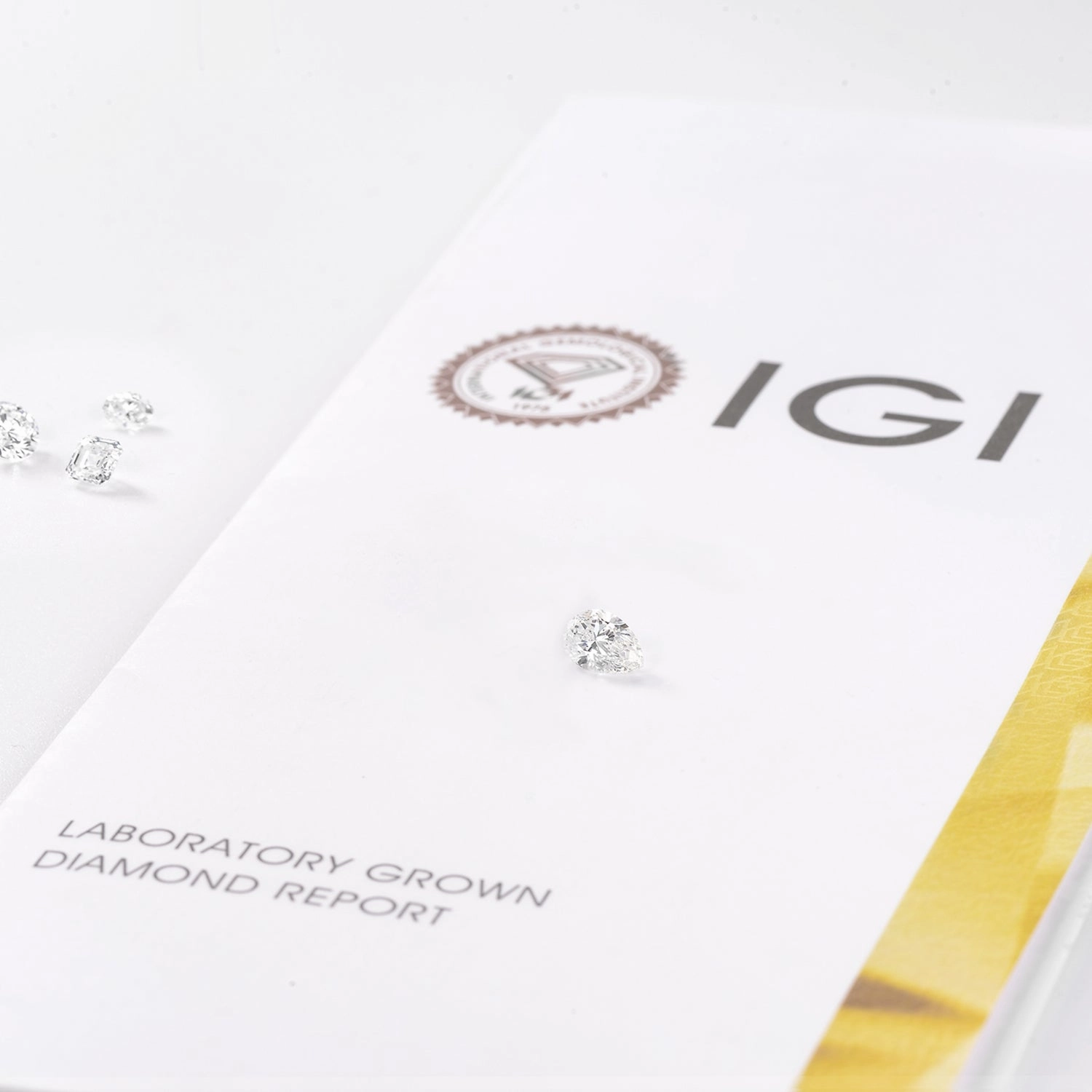 Elegant Choice Personal Ornament 1.0ct Kite Lab Grown Diamond Cluster Engagement Ring Sets 2pcs