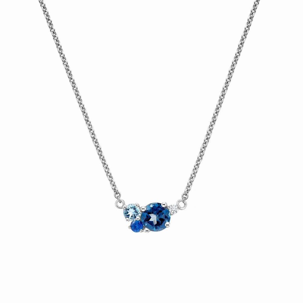 Seasonal accessory Radiant Accent Ocean Breeze Cluster Necklace