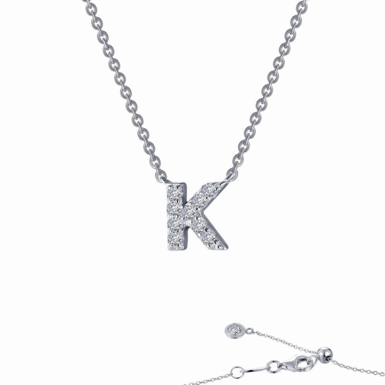 Ocean Breeze Letter K Pendant Necklace