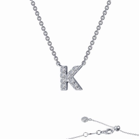 Ocean Breeze Letter K Pendant Necklace