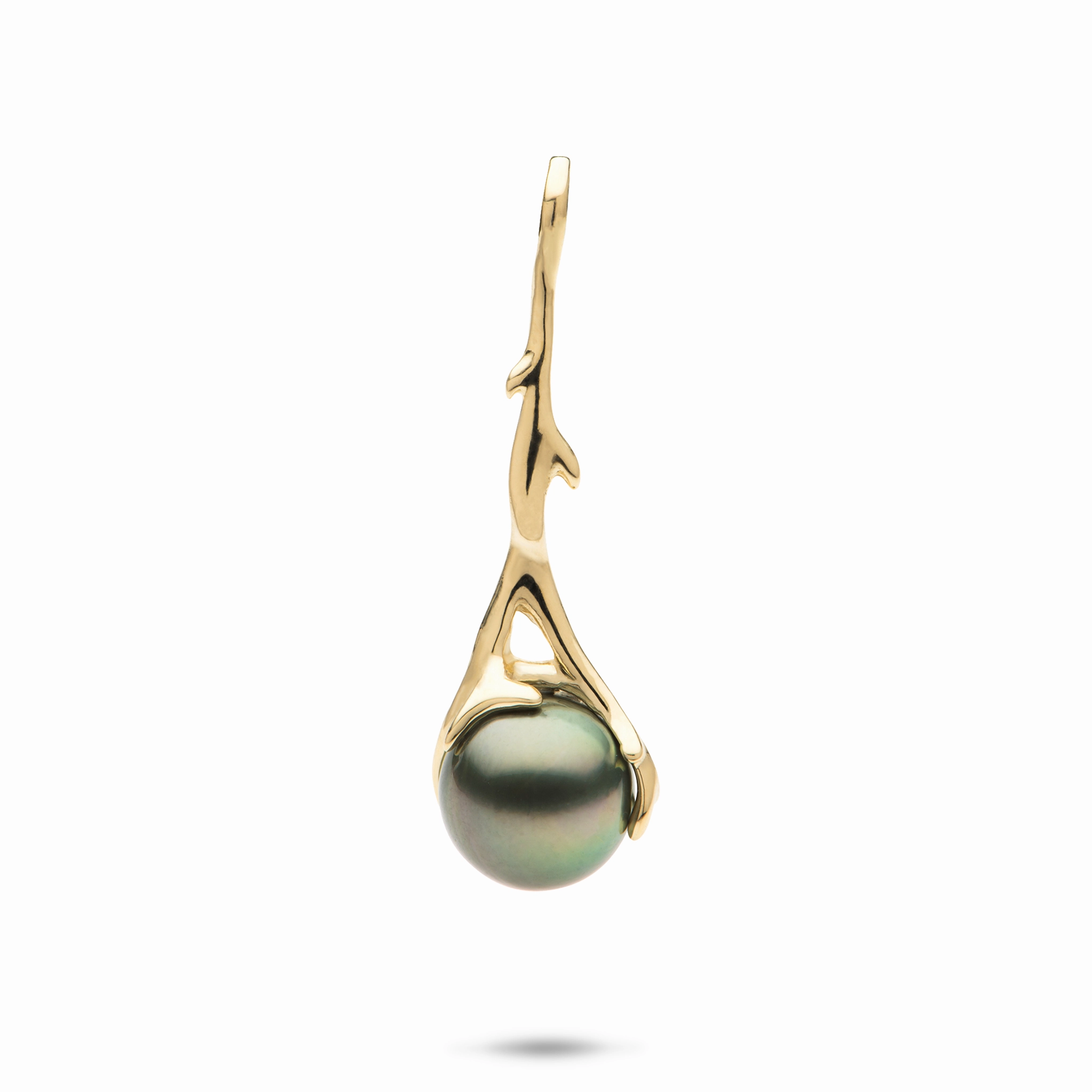 Heritage Tahitian Pearl Pendant in Gold - 33mm Photo Look Seasonal Look