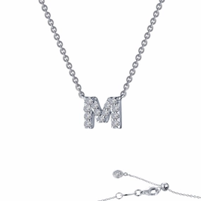 Soft Mood Letter M Pendant Necklace