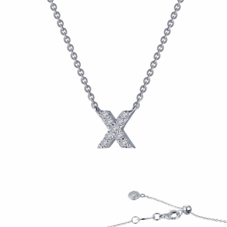 Graceful Motion Stylish Accessory Letter X Pendant Necklace