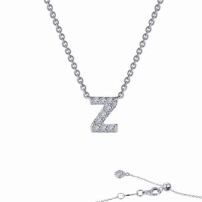 Letter Z Pendant Necklace Iconic Appeal