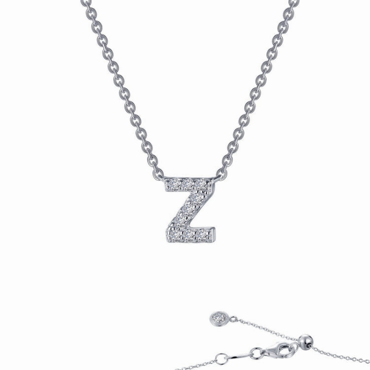 Letter Z Pendant Necklace Iconic Appeal