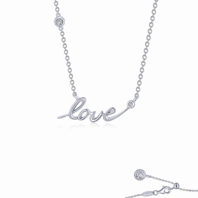 Love Word Necklace Timeless Features Modern Accessories