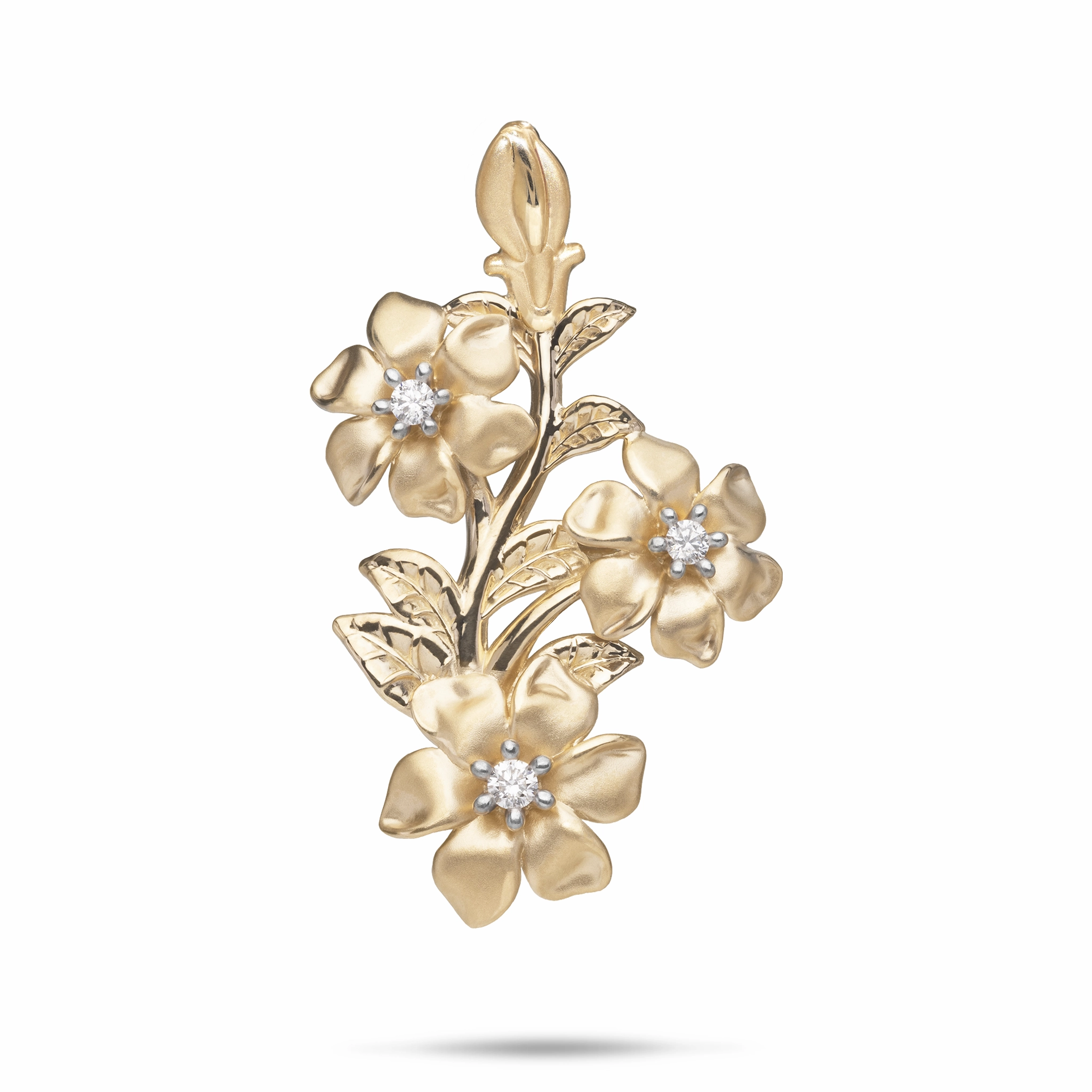 Artisan Edge Lively Accent N????? Pendant in Gold with Diamonds - 40mm