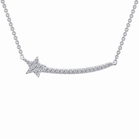Shooting Star Necklace Romantic Touch Glamorous Design