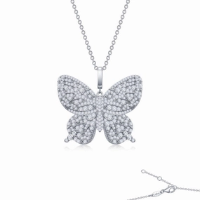 Classic Pop Butterfly Pendant Necklace