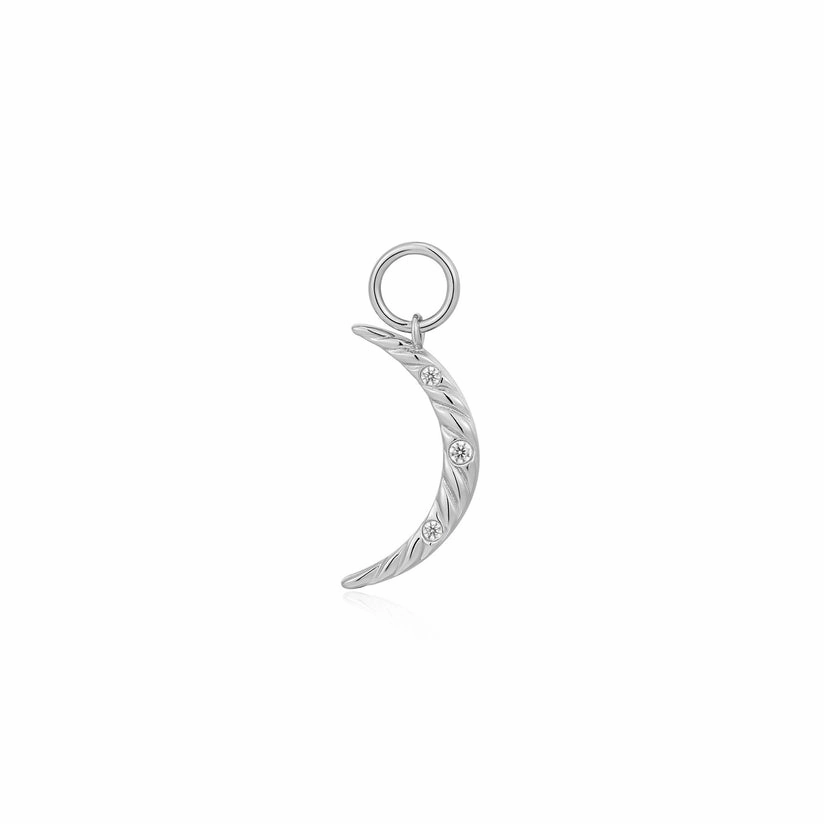 Classic Outfit Silver Moon Earring Charm