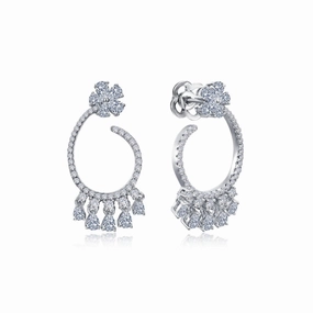 Radiant Gems Exquisite Chandelier Earrings
