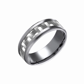 Amazing Expression Comfort-Fit Carbon Fiber Wedding Band