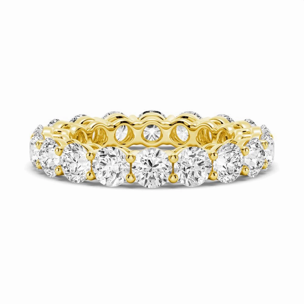 Winter Vibes 5.4 CT. Shared Prong Round Moissanite Eternity Band