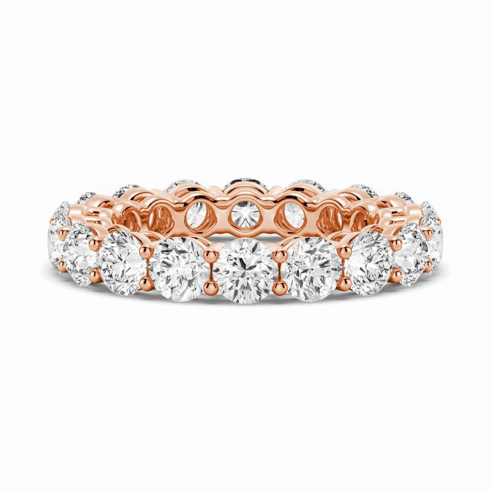 Timeless Accessory 5.4 CT. Shared Prong Round Moissanite Eternity Band