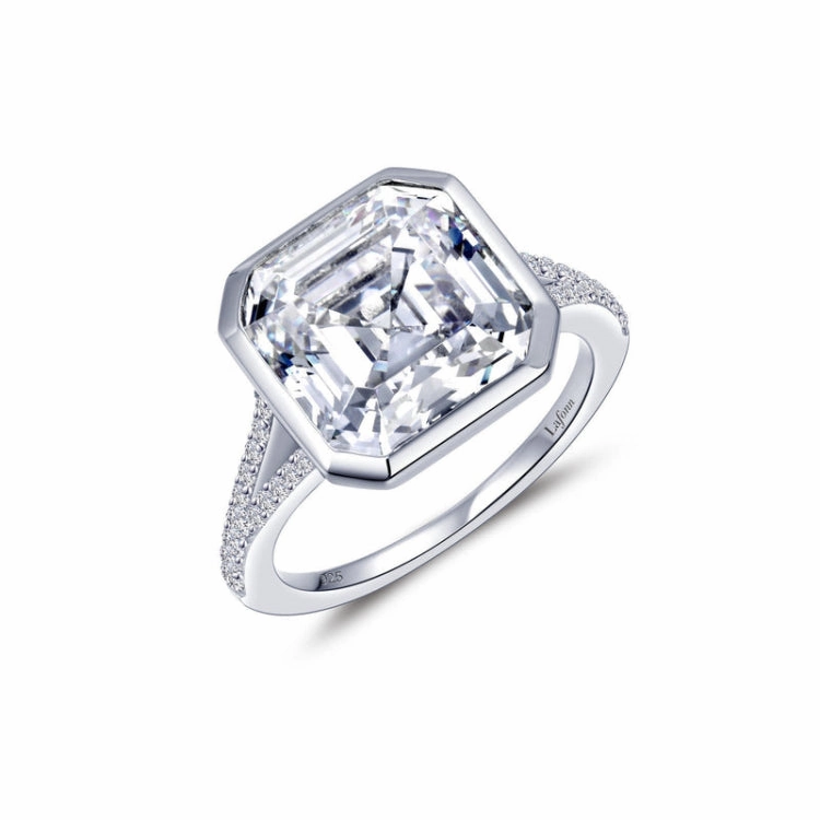 Stunning Engagement Ring Subtle Edge Graceful Feature