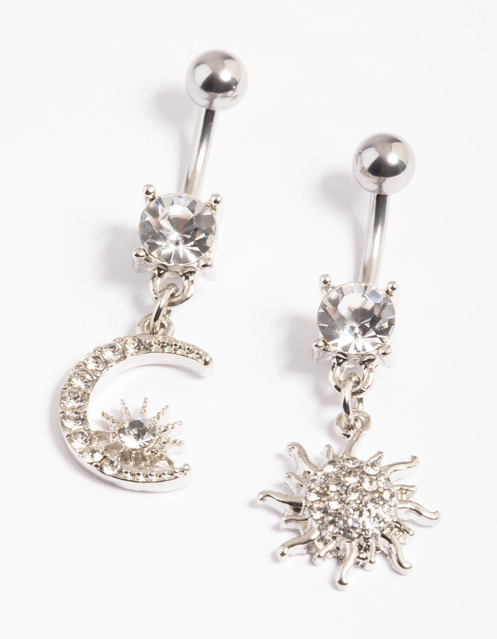 Surgical Steel Luna & Solstice Belly Ring Pack Personal Style