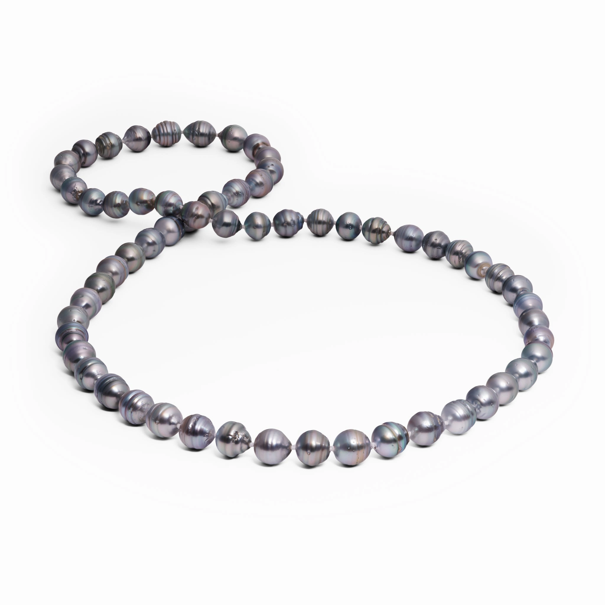 30" Circle Tahitian Black Pearl Strand - 10-12mm Timeless Embellishments